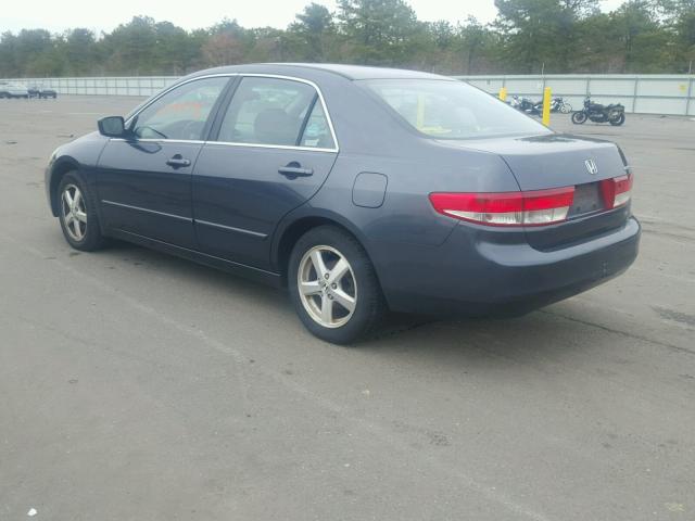 1HGCM56634A044604 - 2004 HONDA ACCORD EX BLUE photo 3