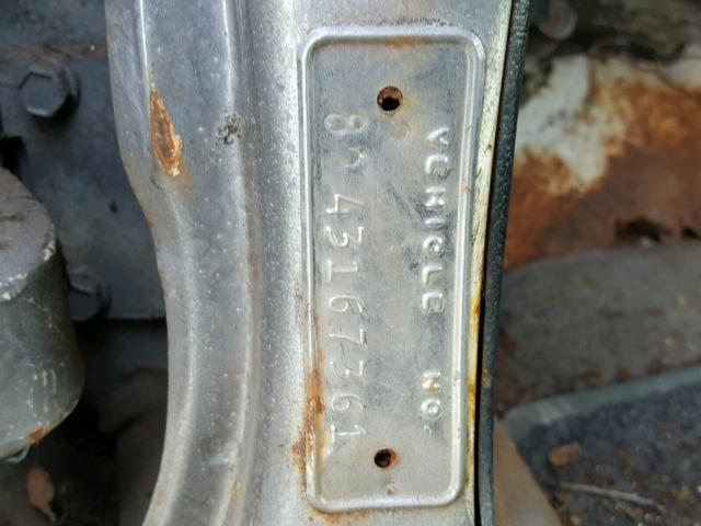 8243167361 - 1964 CHRYSLER 300 GRAY photo 10