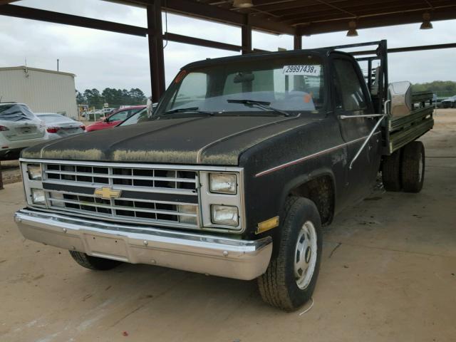 1GBGC34W4GS105178 - 1986 CHEVROLET C30 BLACK photo 2