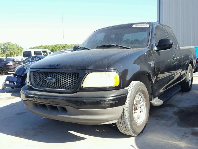 1FTRX17W32NB51228 - 2002 FORD F150 BLACK photo 2