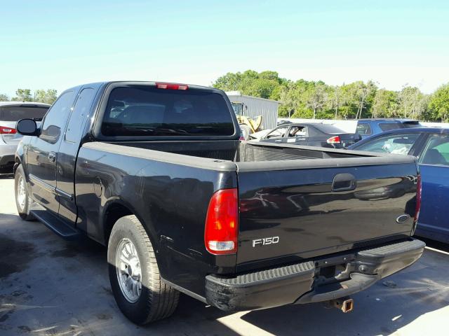 1FTRX17W32NB51228 - 2002 FORD F150 BLACK photo 3