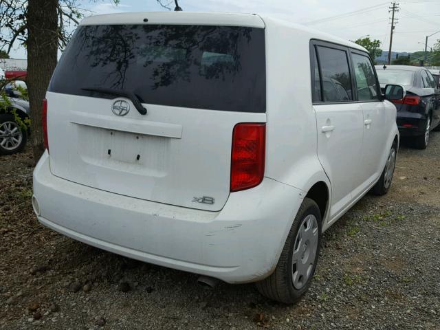 JTLKE50E881047340 - 2008 TOYOTA SCION XB თეთრი ფოტო 4