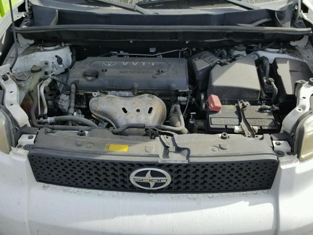 JTLKE50E881047340 - 2008 TOYOTA SCION XB თეთრი ფოტო 7