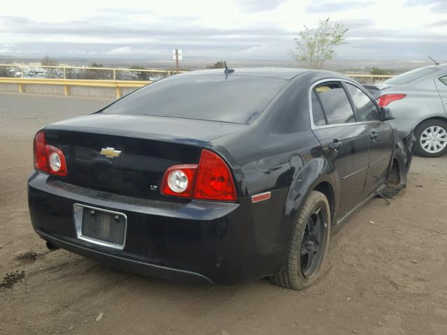 1G1ZH57B49F223438 - 2009 CHEVROLET MALIBU 1LT BLACK photo 4