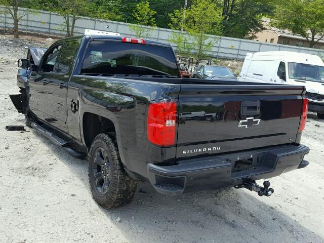 1GCVKREC2GZ301222 - 2016 CHEVROLET SILVERADO BLACK photo 3