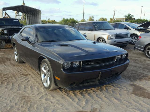 2C3CDYAG9EH294615 - 2014 DODGE CHALLENGER GRAY photo 1