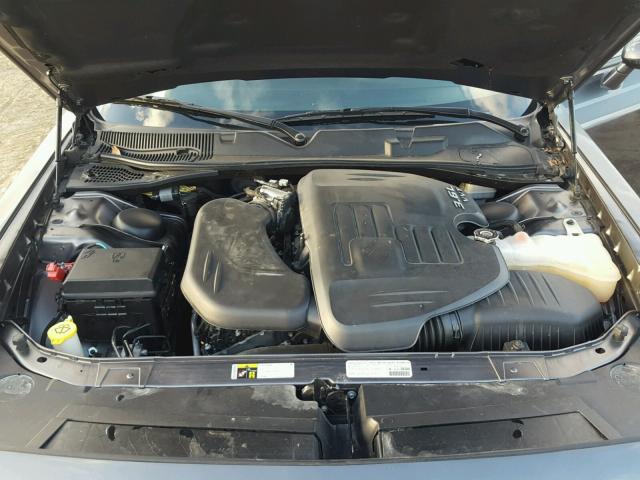 2C3CDYAG9EH294615 - 2014 DODGE CHALLENGER GRAY photo 7