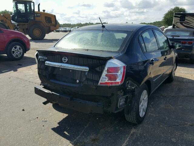 3N1AB6AP9CL746390 - 2012 NISSAN SENTRA 2.0 BLACK photo 4