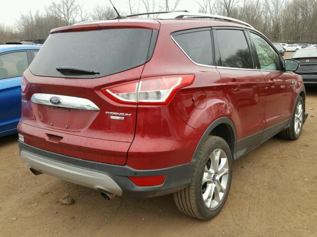 1FMCU9JX1EUB20564 - 2014 FORD ESCAPE TIT RED photo 4