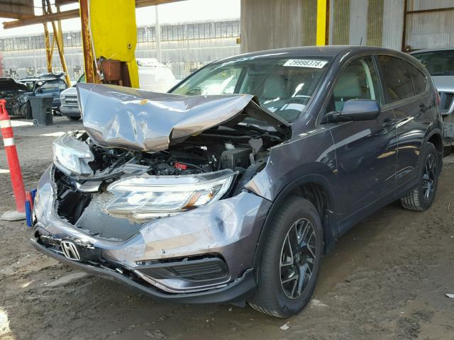 2HKRM3H4XGH544085 - 2016 HONDA CR-V SE GRAY photo 2