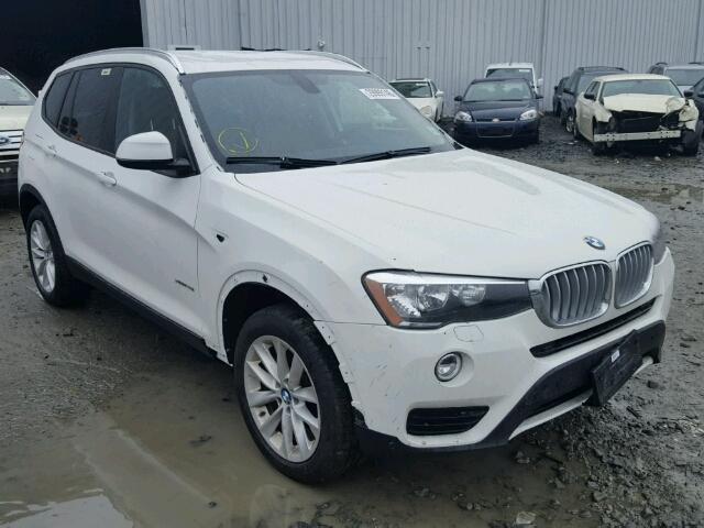 5UXWX9C39H0W71757 - 2017 BMW X3 XDRIVE2 თეთრი ფოტო 1