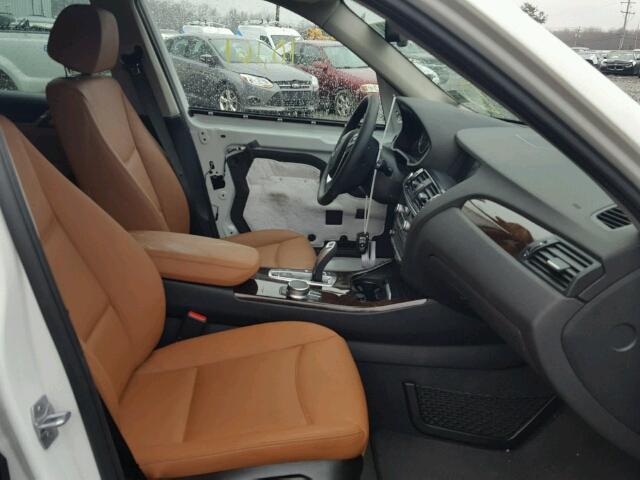 5UXWX9C39H0W71757 - 2017 BMW X3 XDRIVE2 თეთრი ფოტო 5