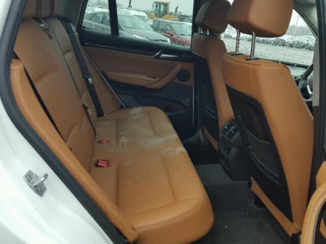 5UXWX9C39H0W71757 - 2017 BMW X3 XDRIVE2 თეთრი ფოტო 6