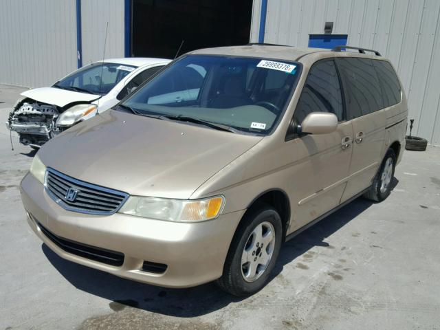 2HKRL18641H599311 - 2001 HONDA ODYSSEY EX TAN photo 2