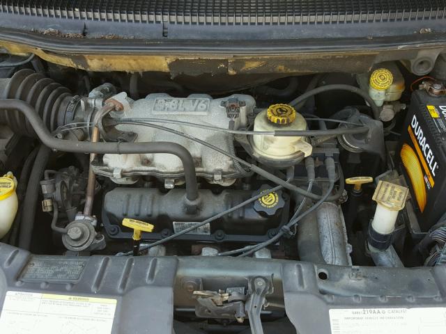 2C8GP64LX1R369844 - 2001 CHRYSLER TOWN & COU GREEN photo 7