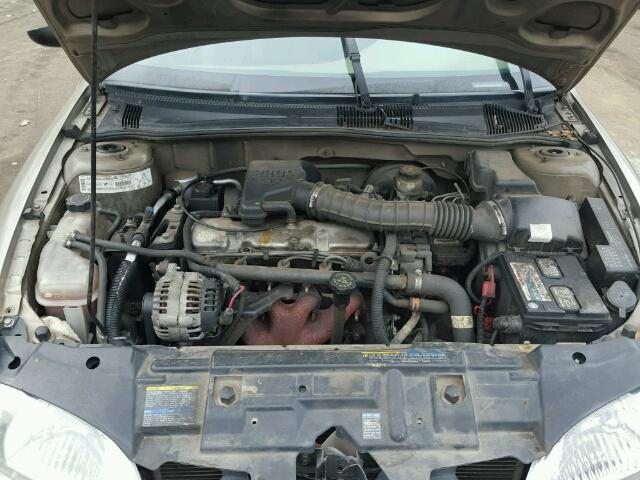 1G1JC524517209244 - 2001 CHEVROLET CAVALIER B TAN photo 7