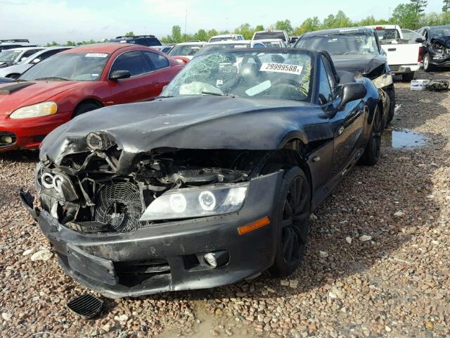 4USCH9341YLG02504 - 2000 BMW Z3 2.3 BLACK photo 2