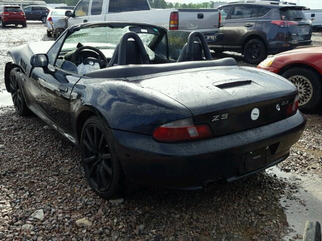 4USCH9341YLG02504 - 2000 BMW Z3 2.3 BLACK photo 3