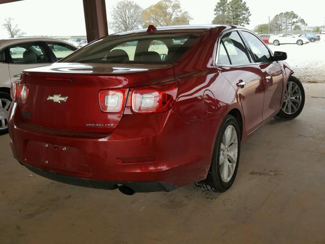 1G11H5SAXDF148815 - 2013 CHEVROLET MALIBU LTZ 红色 照片 4
