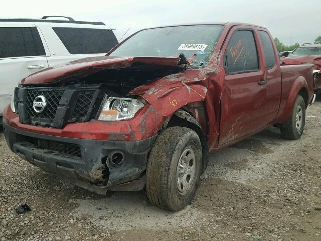 1N6BD0CT8FN747373 - 2015 NISSAN FRONTIER S RED photo 2