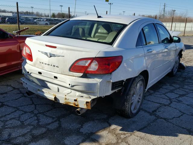 1C3LC66M08N221022 - 2008 CHRYSLER SEBRING LI WHITE photo 4