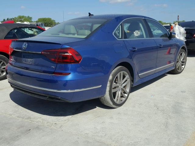 1VWDT7A36HC023395 - 2017 VOLKSWAGEN PASSAT R-L BLUE photo 4