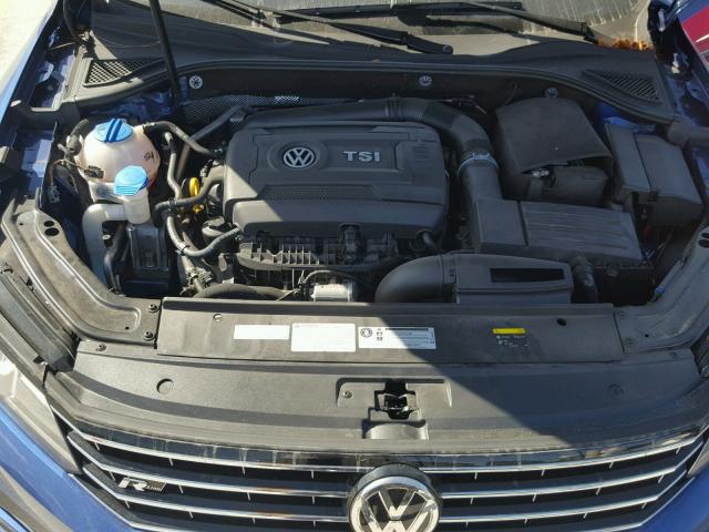 1VWDT7A36HC023395 - 2017 VOLKSWAGEN PASSAT R-L BLUE photo 7