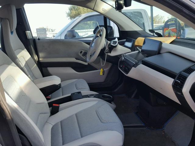 WBY1Z4C55FV501193 - 2015 BMW I3 REX ნაცრისფერი ფოტო 5