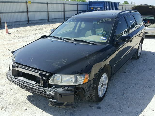 YV1SW612351492156 - 2005 VOLVO V70 BLACK photo 2