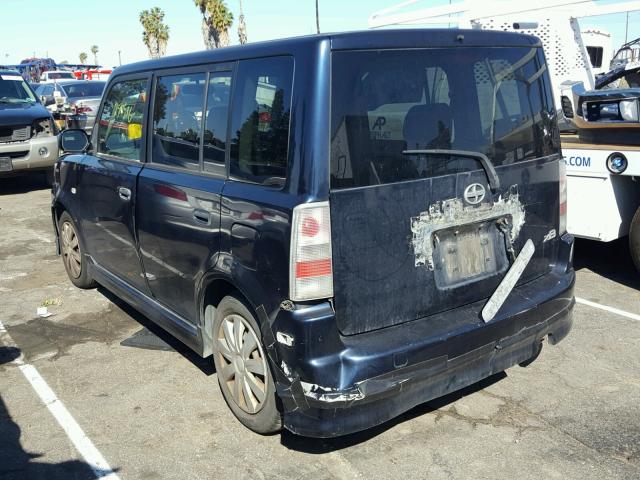 JTLKT324X64048905 - 2006 TOYOTA SCION XB BLUE photo 3