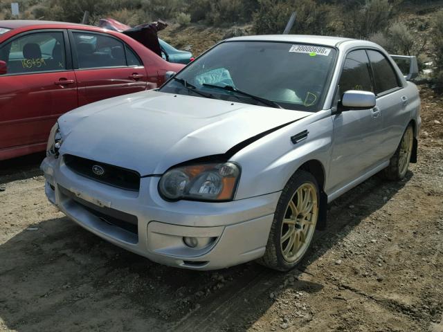 JF1GD67544H517306 - 2004 SUBARU IMPREZA RS SILVER photo 2