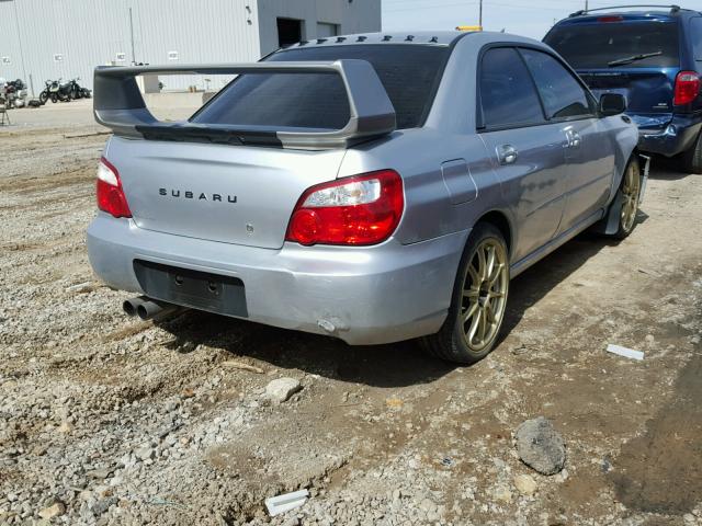 JF1GD67544H517306 - 2004 SUBARU IMPREZA RS SILVER photo 4