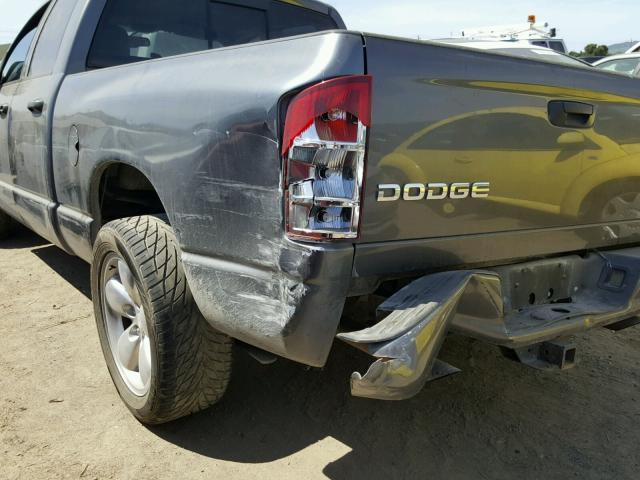 1D3HA18D53J588819 - 2003 DODGE RAM 1500 S GRAY photo 9