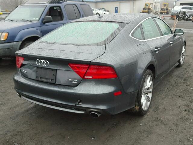 WAU2GAFC4DN143194 - 2013 AUDI A7 PRESTIG GRAY photo 4