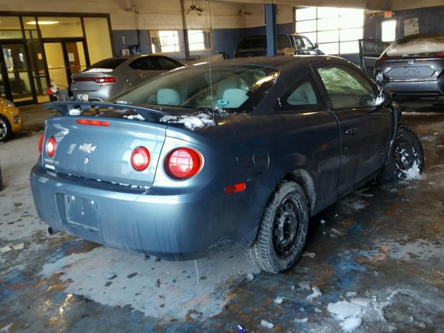 1G1AK15F967848131 - 2006 CHEVROLET COBALT LS GREEN photo 4