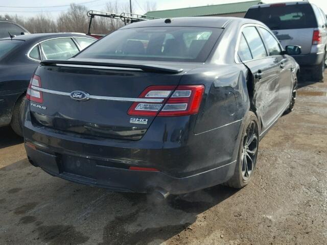 1FAHP2KT9DG133389 - 2013 FORD TAURUS SHO BLACK photo 4