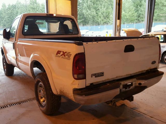 1FTNF21L74ED87955 - 2004 FORD F250 SUPER WHITE photo 3