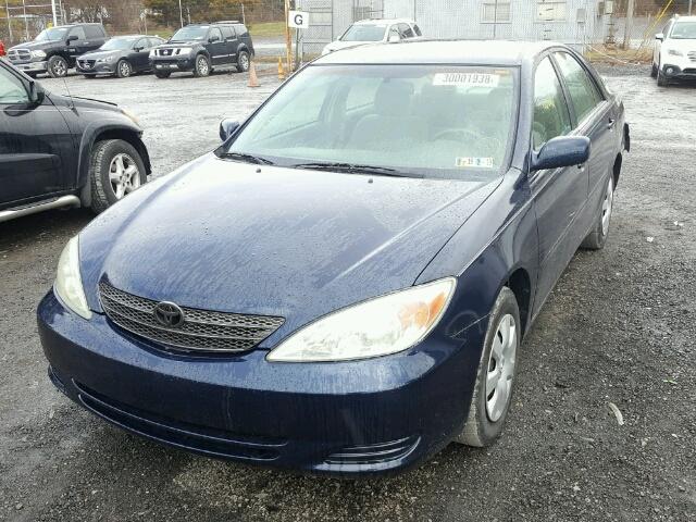 4T1BE30K83U671454 - 2003 TOYOTA CAMRY LE BLUE photo 2