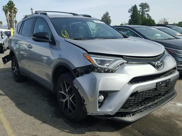 2T3NFREV7GW308642 - 2016 TOYOTA RAV4 SE SILVER photo 1