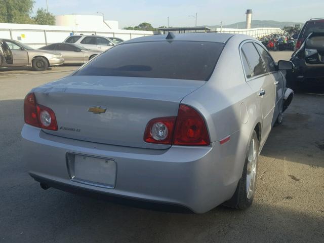 1G1ZC5E03CF267678 - 2012 CHEVROLET MALIBU 1LT 银色 照片 4