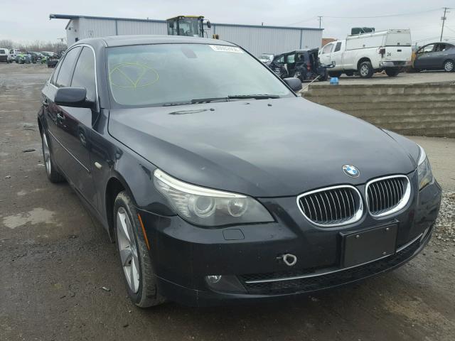 WBANV135X8CZ51818 - 2008 BMW 528 XI BLACK photo 1