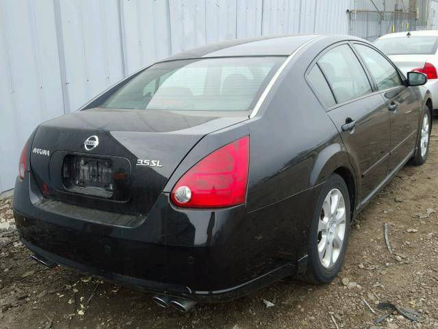 1N4BA41E57C857890 - 2007 NISSAN MAXIMA SE BLACK photo 4