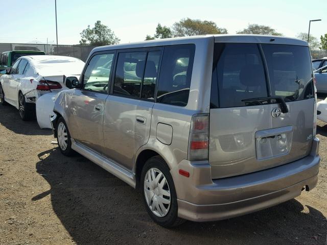 JTLKT324264085639 - 2006 TOYOTA SCION XB TAN photo 3