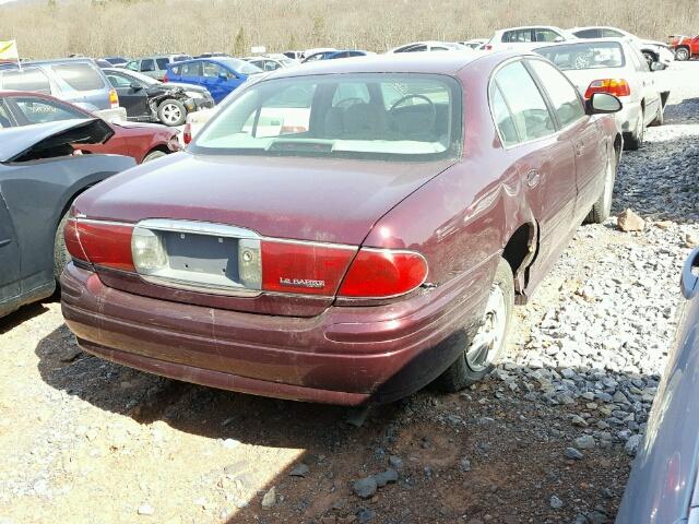 1G4HP54K83U207901 - 2003 BUICK LESABRE CU BURGUNDY photo 4