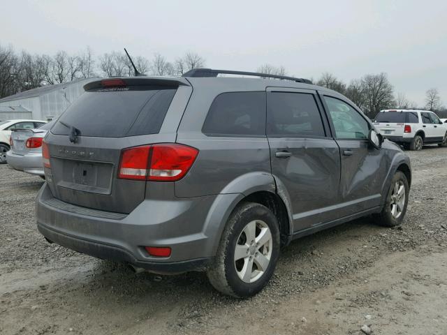 3C4PDCBG9CT153420 - 2012 DODGE JOURNEY SX GRAY photo 4