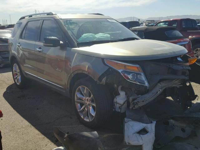 1FMHK7D89CGA95154 - 2012 FORD EXPLORER X GREEN photo 1