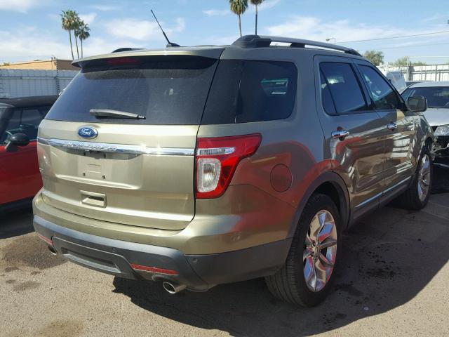 1FMHK7D89CGA95154 - 2012 FORD EXPLORER X GREEN photo 4