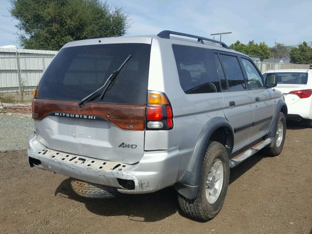 JA4MT21HX3J038403 - 2003 MITSUBISHI MONTERO SP SILVER photo 4