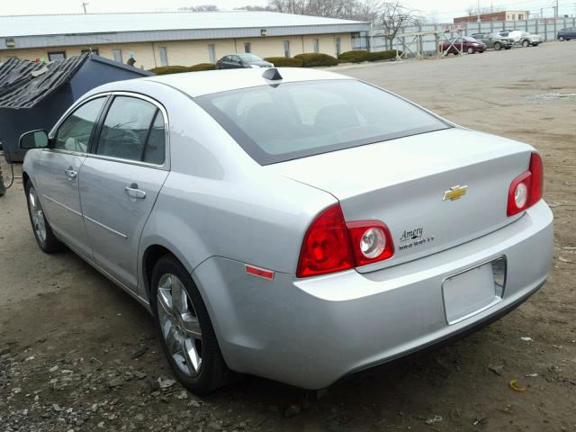 1G1ZC5E0XCF364277 - 2012 CHEVROLET MALIBU 1LT SILVER photo 3