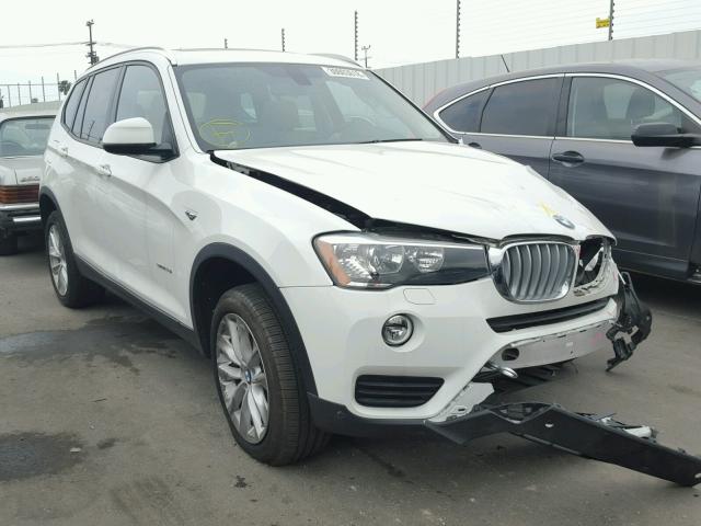 5UXWZ7C35H0X41897 - 2017 BMW X3 SDRIVE2 Білий фото 1